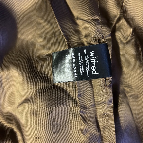 New womens small Aritzia Wilfred Cocoon Long wool and cashmere trench coat - Picture 10 of 10